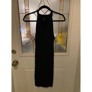 Black Knit Dress, High neck. Brand new, tags on. Stretchy. Forever 21